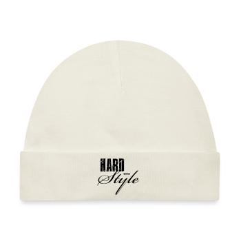 Hard with Style - Baby Premium Organic Mütze - Naturweiß - Vorne