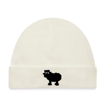 sheepblack - Baby Premium Organic Mütze - Naturweiß - Vorne
