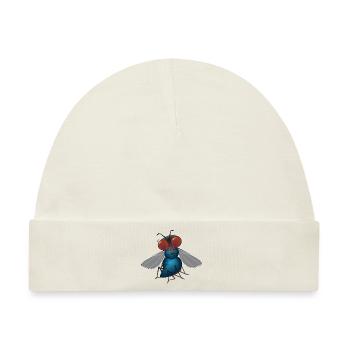 fliege - Baby Premium Organic Mütze - Naturweiß - Vorne