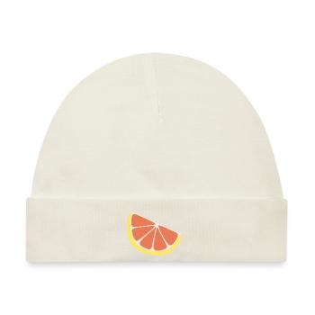 Grapefruit-Scheibe - Baby Premium Organic Mütze - Naturweiß - Vorne
