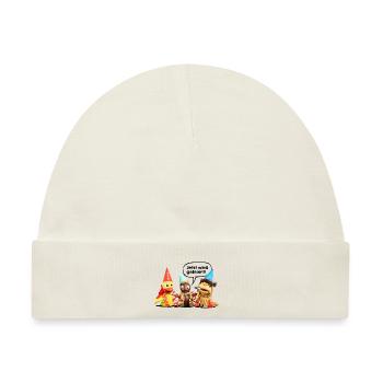 Pittiplatsch - Jetzt wird gefeiert! - Baby Premium Organic Mütze - Naturweiß - Vorne