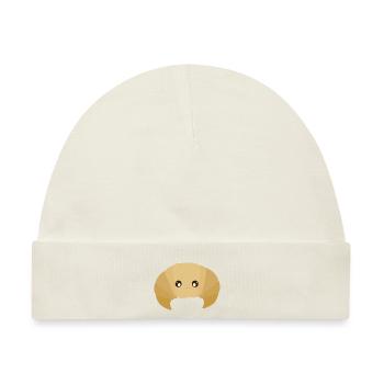 Kawaii-Croissant - Baby Premium Organic Mütze - Naturweiß - Vorne