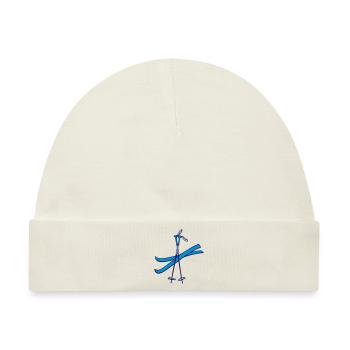 Ski - Baby Premium Organic Mütze - Naturweiß - Vorne