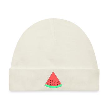 Wassermelone - Baby Premium Organic Mütze - Naturweiß - Vorne