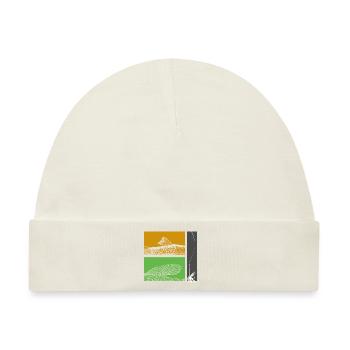 Modell 26 - Forelle und Äsche - Baby Premium Organic Mütze - Naturweiß - Vorne