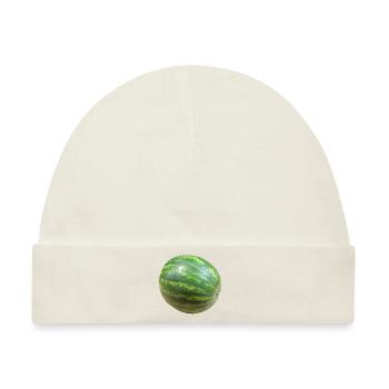 melon melone watermelon wassermelone veggie gemues - Baby Premium Organic Mütze - Naturweiß - Vorne