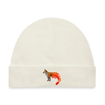 Fuchs-Shrimp-Mischung - Baby Premium Organic Mütze - Naturweiß - Vorne