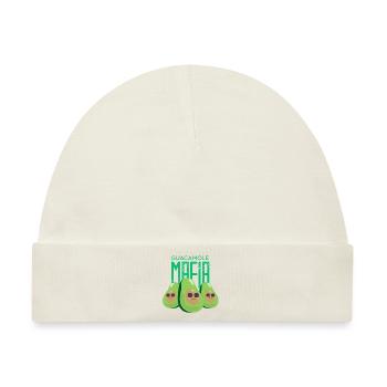 Lustiges Guacamole-Mafia-Avocados-Shirt-Geschenk - Baby Premium Organic Mütze - Naturweiß - Vorne