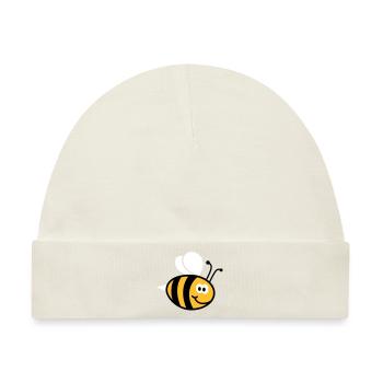Bienchen 3C - Baby Premium Organic Mütze - Naturweiß - Vorne