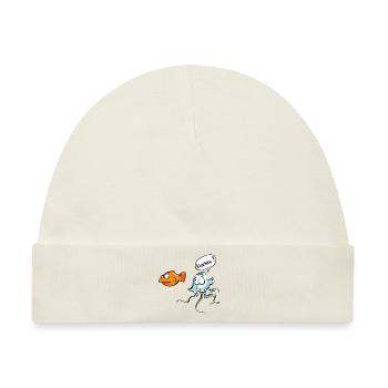 Kuscheln? - Baby Premium Organic Mütze - Naturweiß - Vorne