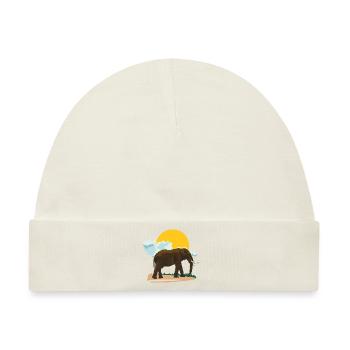 Elefant oder doch Elephant? - Baby Premium Organic Mütze - Naturweiß - Vorne