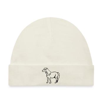 Pony Pferdchen - Baby Premium Organic Mütze - Naturweiß - Vorne