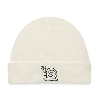 Schnecke 5.1 - Baby Premium Organic Mütze - Naturweiß - Vorne