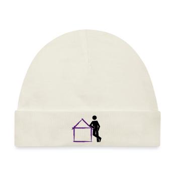 architekt10 - Baby Premium Organic Mütze - Naturweiß - Vorne