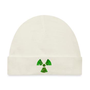 Radioactive - Grunge Texture - Baby Premium Organic Mütze - Naturweiß - Vorne