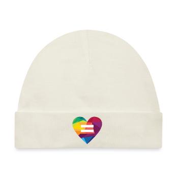 Gay Pride Schwul Lesbisch LGBT LGBTQ Geschenk - Baby Premium Organic Mütze - Naturweiß - Vorne