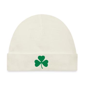 Shamrock - Baby Premium Organic Mütze - Naturweiß - Vorne