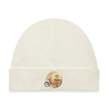 kickstart schwalbe simson ddr vintage - Baby Premium Organic Mütze - Naturweiß - Vorne