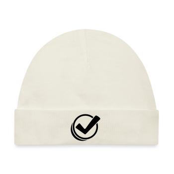 Haken Design - Baby Premium Organic Mütze - Naturweiß - Vorne