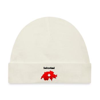 T-shirt Switzerland - Baby Premium Organic Mütze - Naturweiß - Vorne
