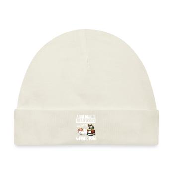 Meerschweinchen - Baby Premium Organic Mütze - Naturweiß - Vorne