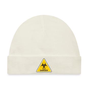 Achtung Virus - Baby Premium Organic Mütze - Naturweiß - Vorne