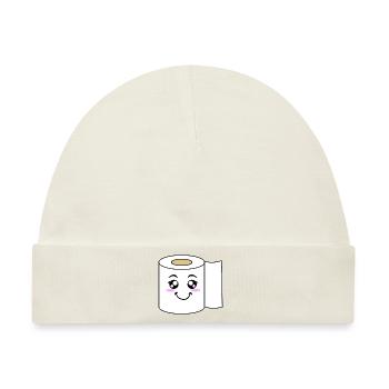 Kawaii Toilettenpapier - Baby Premium Organic Mütze - Naturweiß - Vorne