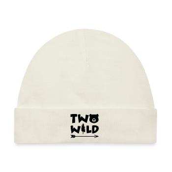 Two Wild Birthday Boy - 2. Geburtstag - Baby Premium Organic Mütze - Naturweiß - Vorne
