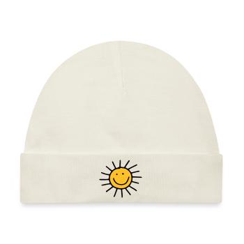 Sonne - Baby Premium Organic Mütze - Naturweiß - Vorne