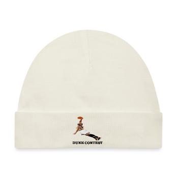 Print "Basketball" - Baby Premium Organic Mütze - Naturweiß - Vorne
