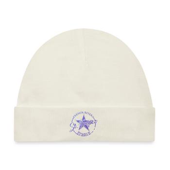 St Tropez French Rivera - Baby Premium Organic Mütze - Naturweiß - Vorne