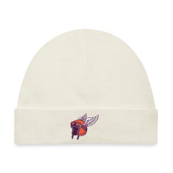 Hermes Motorradhelm - Baby Premium Organic Mütze - Naturweiß - Vorne