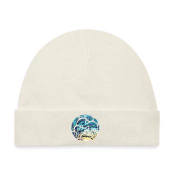 Winterzauber Design für einen Kunstliebhaber - Baby Premium Organic Mütze - Naturweiß - Vorne