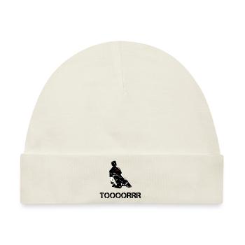 Tor Toooorrr Fußball Fußballer - Baby Premium Organic Mütze - Naturweiß - Vorne