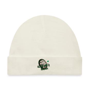 Dartscheibe Weil ich's kann - Dartsport Bullseye - Baby Premium Organic Mütze - Naturweiß - Vorne