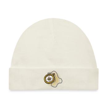 Compass with cord vintage stil by The Manzanita´s - Baby Premium Organic Mütze - Naturweiß - Vorne