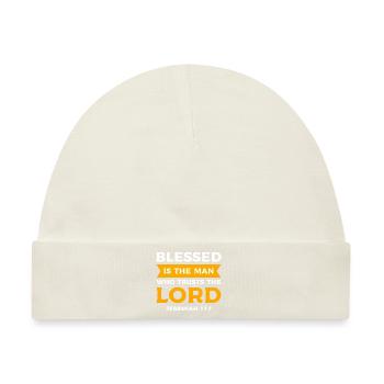 Jesus Christus Bibel Bibelvers Christentum Gebet - Baby Premium Organic Mütze - Naturweiß - Vorne