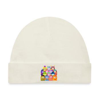 Kawaii Monster Community - Baby Premium Organic Mütze - Naturweiß - Vorne