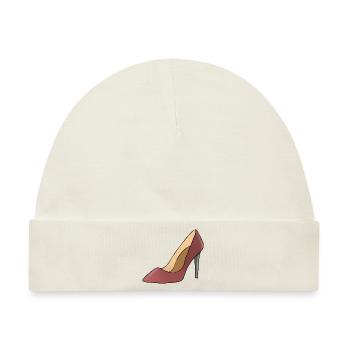 High Heel / Hohe Schuhe - Baby Premium Organic Mütze - Naturweiß - Vorne