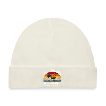 The Chicken Whisperer Chickens lover - Baby Premium Organic Mütze - Naturweiß - Vorne