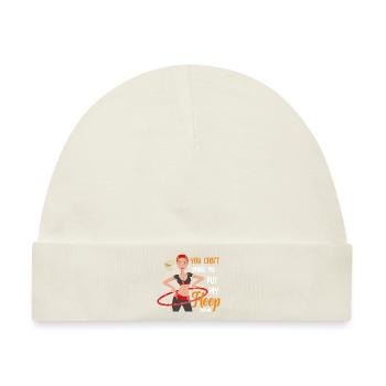 Du bringst mich nicht dazu meinen Hoop wegzulegen - Baby Premium Organic Mütze - Naturweiß - Vorne