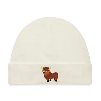 Bison - Baby Premium Organic Mütze - Naturweiß - Vorne