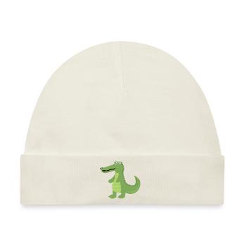 Alligator - Baby Premium Organic Mütze - Naturweiß - Vorne