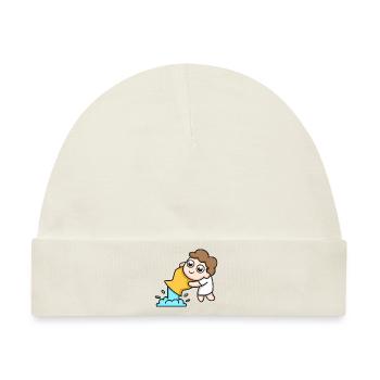 Sternzeichen Wassermann - Baby Premium Organic Mütze - Naturweiß - Vorne