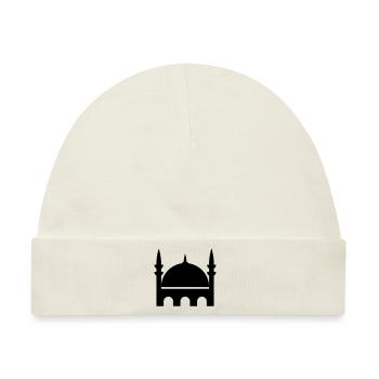 Moschee - Baby Premium Organic Mütze - Naturweiß - Vorne