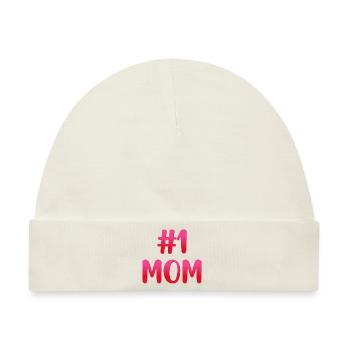 Hashtag Nummer Eins Mama Mütter Tag Idee Mama Frauen - Baby Premium Organic Mütze - Naturweiß - Vorne