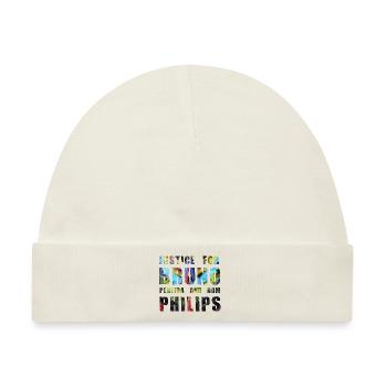 Gerechtigkeit für Bruno und Philips - Baby Premium Organic Mütze - Naturweiß - Vorne