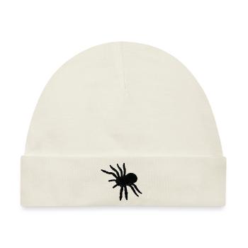 Spinne Spinnennetz Spinnen Phobie eklig Geschenk - Baby Premium Organic Mütze - Naturweiß - Vorne