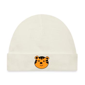 Cute tiger - Baby Premium Organic Mütze - Naturweiß - Vorne