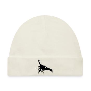 Skorpion Skorpion giftig Stachel Spinnentier Tier - Baby Premium Organic Mütze - Naturweiß - Vorne